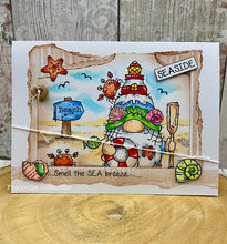 Woodware A6 Clear Stamp Set - Seashells