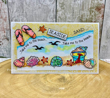 Woodware A6 Clear Stamp Set - Seashells