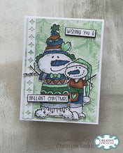 Woodware A6 Clear Stamp Set - Funky Snowman