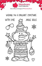 Woodware A6 Clear Stamp Set - Funky Snowman
