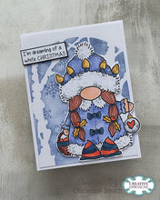 Woodware A6 Clear Stamp Set - Mrs Claus
