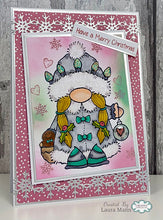 Woodware A6 Clear Stamp Set - Mrs Claus