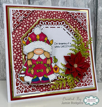 Woodware A6 Clear Stamp Set - Mrs Claus
