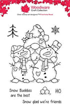 Woodware A6 Clear Stamp Set - Snow Buddies