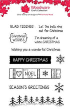 Woodware A6 Clear Stamp Set - Christmas Additions