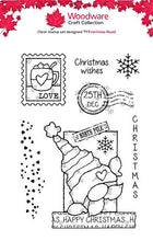 Woodware A6 Clear Stamp Set - Christmas Love