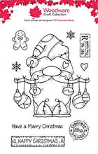 Woodware A6 Clear Stamp Set - Elf Costume
