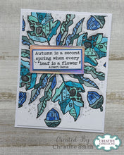 Woodware A5 Clear Stamp Set - Leaves