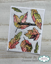 Woodware A5 Clear Stamp Set - Leaves