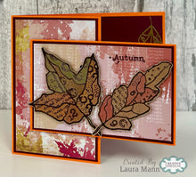 Woodware A5 Clear Stamp Set - Leaves