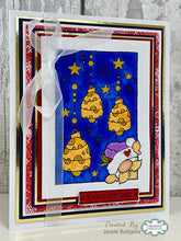 Woodware A6 Clear Stamp Set - Jingle Bells
