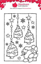Woodware A6 Clear Stamp Set - Jingle Bells