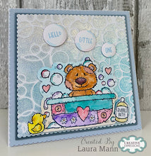 Woodware A6 Clear Stamp Set - Bathtime