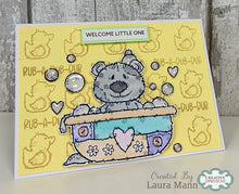 Woodware A6 Clear Stamp Set - Bathtime