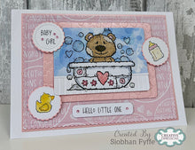 Woodware A6 Clear Stamp Set - Bathtime