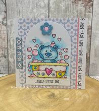 Woodware A6 Clear Stamp Set - Bathtime