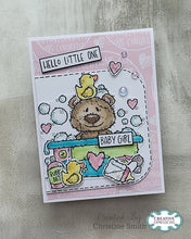 Woodware A6 Clear Stamp Set - Bathtime