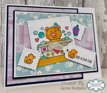 Woodware A6 Clear Stamp Set - Bathtime