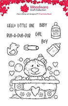 Woodware A6 Clear Stamp Set - Bathtime