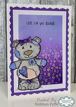 Woodware A6 Clear Stamp Set - Bertie Bear