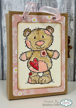 Woodware A6 Clear Stamp Set - Bertie Bear