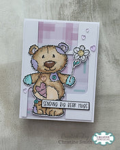 Woodware A6 Clear Stamp Set - Bertie Bear