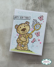 Woodware A6 Clear Stamp Set - Butterfly Bear