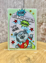 Woodware A6 Clear Stamp Set - Super Bertie