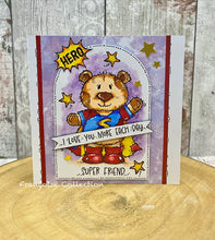 Woodware A6 Clear Stamp Set - Super Bertie