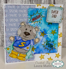 Woodware A6 Clear Stamp Set - Super Bertie