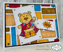 Woodware A6 Clear Stamp Set - Super Bertie