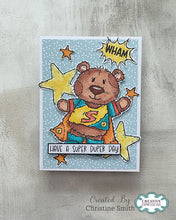 Woodware A6 Clear Stamp Set - Super Bertie
