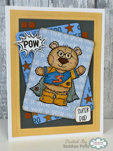Woodware A6 Clear Stamp Set - Super Bertie