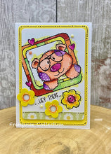 Woodware A6 Clear Stamp Set - Groovy Bertie