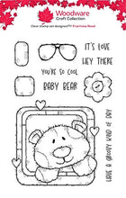 Woodware A6 Clear Stamp Set - Groovy Bertie