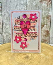 Woodware A6 Clear Stamp Set - Heartfelt