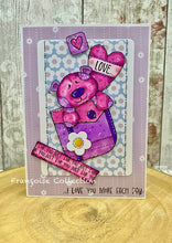 Woodware A6 Clear Stamp Set - Heartfelt