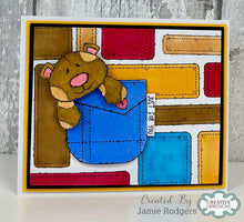 Woodware A6 Clear Stamp Set - Patches