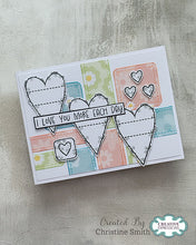 Woodware A6 Clear Stamp Set - Patches