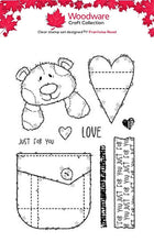 Woodware A6 Clear Stamp Set - Pocket Full Of Love