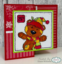 Woodware A6 Clear Stamp Set - Christmas Bertie