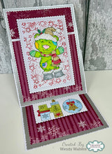 Woodware A6 Clear Stamp Set - Christmas Bertie