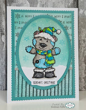 Woodware A6 Clear Stamp Set - Christmas Bertie