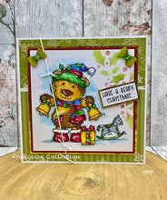 Woodware A6 Clear Stamp Set - Christmas Bertie