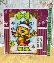 Woodware A6 Clear Stamp Set - Christmas Bertie