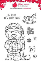 Woodware A6 Clear Stamp Set - Christmas Gift