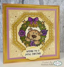 Woodware A6 Clear Stamp Set - Christmas Wreath