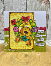 Woodware A6 Clear Stamp Set - Christmas Wreath