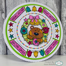 Woodware A6 Clear Stamp Set - Christmas Wreath