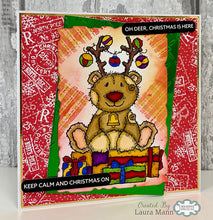 Woodware A6 Clear Stamp Set - Reindeer Costume